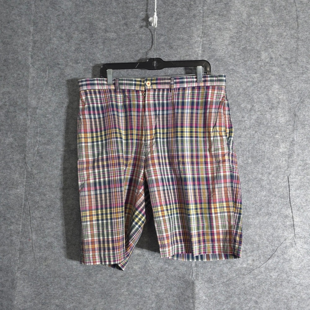 Polo by Ralph Lauren Plaid Shorts Mens Size 36 Colorful Casual Classic Vintage
